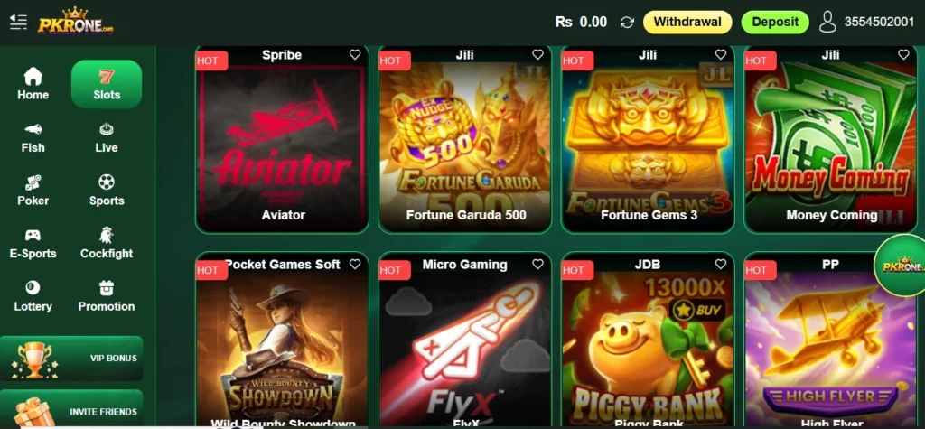 PKROne Game