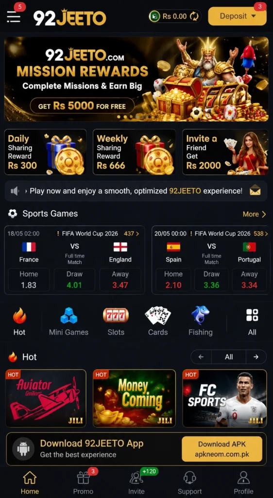 92Jeeto Game Apk